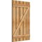 Ekena Millwork Spaced Board-n-Batten Shutters w/Z-Bar, Rough Sawn Western Red Cedar, 28 7/8W x 45H, PR RBS06Z29X045RWR - alternate 4